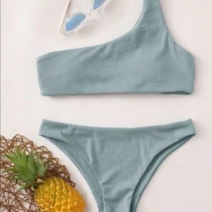 SHEIN BIKINI SET (CADET BLUE COLOR)
